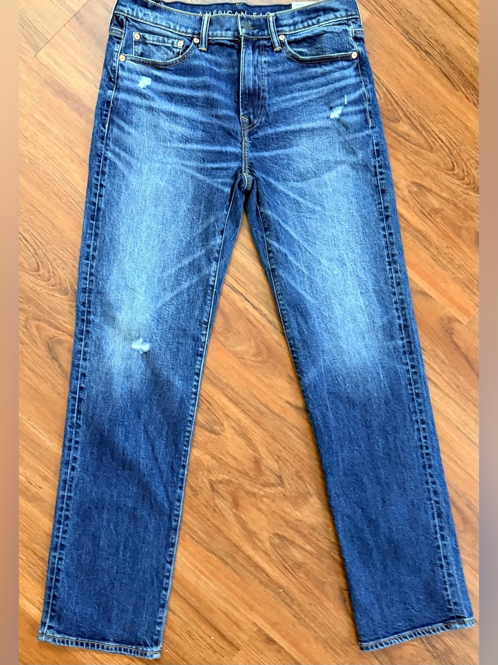 NWT American Eagle AE EasyFlex Relaxed Straight Blue Jean 30 X 34 Men’s